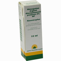 Rhinoguttae Argenti Diacetylotannici Proteinici 3% Mp Nasentropfen 10 ml
