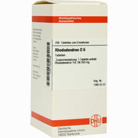Rhododendron D6 Tabletten 80 Stück - ab 8,20 €