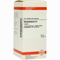 Rhododendron D6 Tabletten 80 Stück - ab 8,10 €