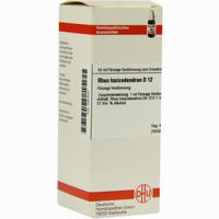 Rhus Toxicodendron D12 Dilution 50 ml 