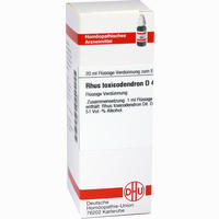 Rhus Toxicodendron D4 Dilution DHU-Arzneimittel GmbH & Co. KG 20 ml