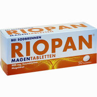 Riopan Magen Tabletten Kautabletten 20 Stück - ab 3,94 €