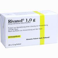 Rivanol 1.0g Pulver  20 Stück - ab 11,73 €