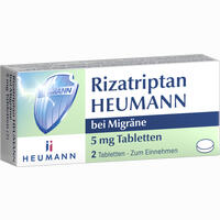 Rizatriptan Heumann bei Migräne 5 Mg Tabletten 2 Stück