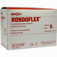 Rondoflex Binde Weiss 4m X 8cm  20 Stück 