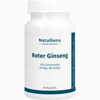 Roter Panax Ginseng 20% Ginsenoside Vegan 90 Stück