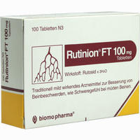 Rutinion Ft 100mg Tabletten 100 Stück - ab 17,68 €