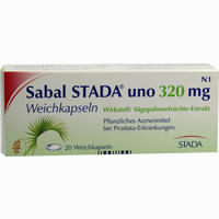 Sabal Stada Uno 320 Mg Kapseln 20 Stück 