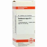 Sambucus Nigra D3 Tabletten 80 Stück