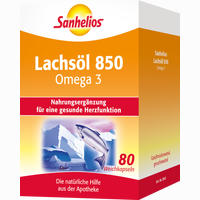 Sanhelios Lachsöl 850 Omega 3 Kapseln 80 Stück 