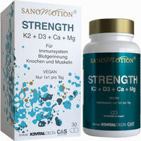 Sanomotion Strength K2 + D3 + Ca + Mg Vegan  90 Stück - ab 14,83 €