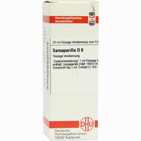 Sarsaparilla D6 Dilution 20 ml - ab 8,20 €