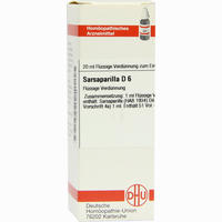 Sarsaparilla D6 Dilution 20 ml - ab 8,35 €