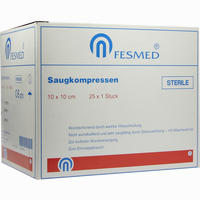 Saugkompresse 10x10cm Steril Kompressen 2 x 1 Stück - ab 0,00 €