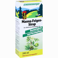 Schoenenberger Manna- Feigen- Sirup  200 ml - ab 0,00 €