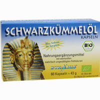 Schwarzkümmel Bio Aegypt Kapseln 60 Stück - ab 11,41 €