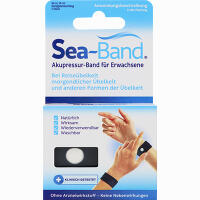 Sea- Band Akupressur- Band F. Erwachsene Black 2 Stück