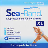 Sea- Band Akupressur- Band für Erwachsene Xl Grau 2 Stück
