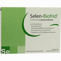 Selen- Biofrid Kapseln 20 Stück - ab 3,38 €