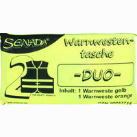 Senada Warnweste Gelb und Orange Duo Tasche 1 Stück