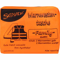 Senada Warnweste Orange Family Tasche 1 Stück