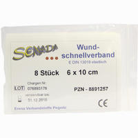 Senada Wundschnellverband 1m X 8cm Wasserfest 1 Stück - ab 2,43 €