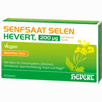 Senfsaat Selen Hevert 200 Ug Kapseln 60 Stück