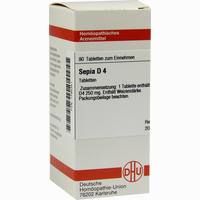Sepia D4 Tabletten 80 Stück - ab 6,61 €