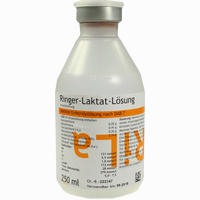 Serag Wiessner Ringer- Laktat- Lösung Isotone Elekrolytlösung Infusionslösung 250 ml - ab 5,20 €