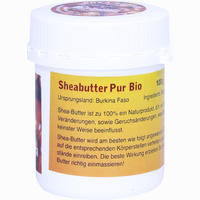Sheabutter Pur Bio Unraffiniert 100 g