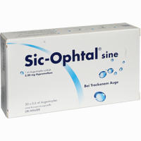 Sic- Ophtal Sine Augentropfen  30 x 0.6 ml - ab 10,62 €