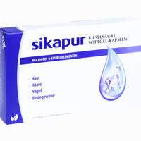 Sikapur Kieselsäure Softgel- Kapseln mit Biotin  30 Stück - ab 12,24 €