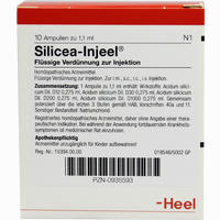 Silicea- Injeel Ampullen  10 Stück - ab 15,40 €