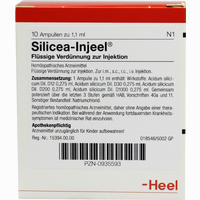 Silicea- Injeel Ampullen  10 Stück - ab 17,36 €