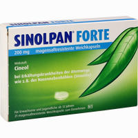 Sinolpan Forte 200 Mg Magensaftresistente Weichkapseln  21 Stück - ab 5,59 €