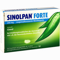 Sinolpan Forte 200 Mg Magensaftresistente Weichkapseln  21 Stück - ab 5,36 €