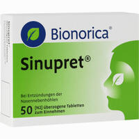 Sinupret Bionorica überzogene Tabletten  50 Stück - ab 9,44 €