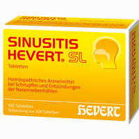 Sinusitis Hevert Sl Tabletten 100 Stück - ab 6,15 €