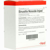 Sinusitis Nosode- Injeel Ampullen 10 Stück - ab 17,89 €