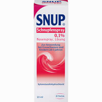 Snup Schnupfenspray 0.1% Dosierspray 10 ml - ab 2,78 €