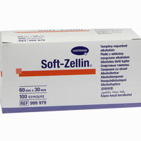 Soft- Zellin Alkohol Tupfer 60x30mm 100 Stück