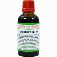 Solunat Nr. 19 Tropfen 50 ml - ab 15,88 €