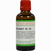 Solunat Nr. 20 Tropfen 50 ml - ab 16,13 €