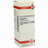 Spongia D4 Dilution Dhu-arzneimittel 20 ml - ab 7,00 €