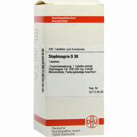 Staphisagria D30 Tabletten 80 Stück - ab 7,74 €