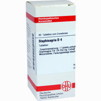 Staphisagria D4 Tabletten 80 Stück - ab 7,25 €