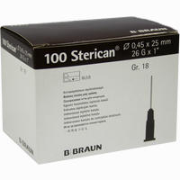 Sterican 0. 45x25 Braun L L 100 Stück