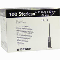 Sterican 0.70x30 Schw L L 100 Stück
