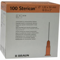 Sterican 18gx2 Einmal- Kanüle 1.2x50mm Kanülen 100 Stück
