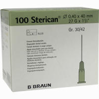 Sterican Dental- Kanüle L 27g 0. 40x40mm Kanülen 100 Stück